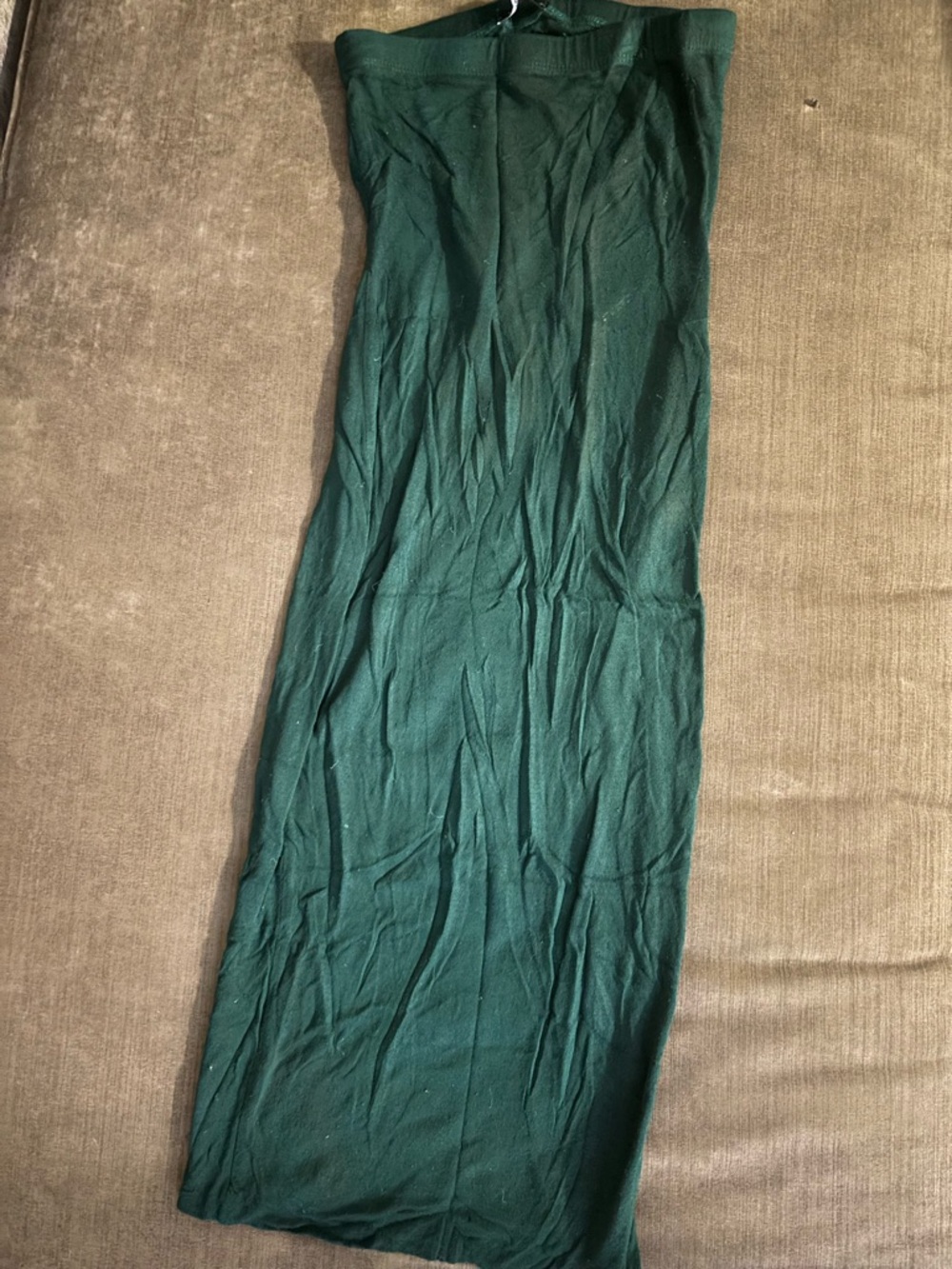 Fashion Nova Emerald Green Knit Skirt